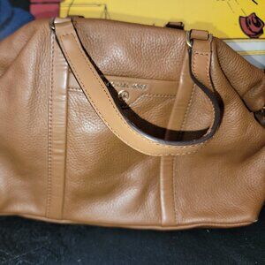 PRICE DROP Cinnamon-brown leather medium satchel Michael Kors Bag